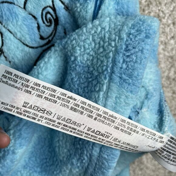 Disney Spirit Jersey Adult Small‎ Blue Pixar Sulley Lotso Fuzzy Fluffy Fleece - Picture 12 of 12